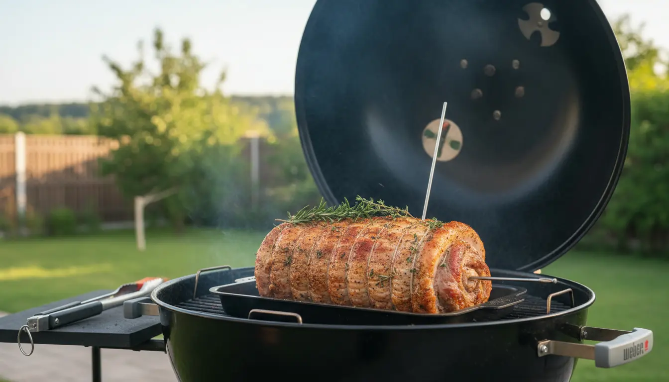 Rollade op de weber BBQ