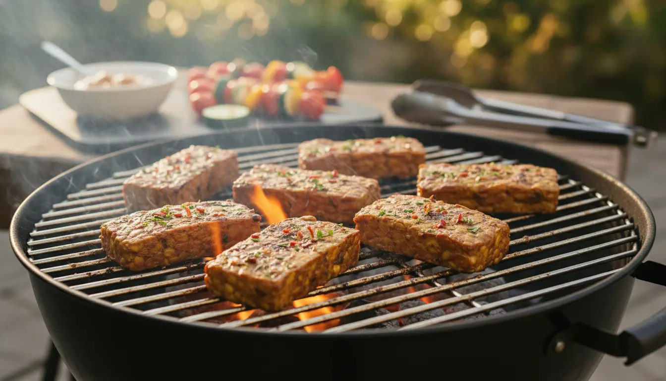 Tempeh op de BBQ