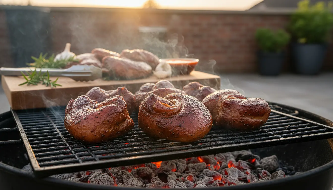 Varkenswangen op de BBQ