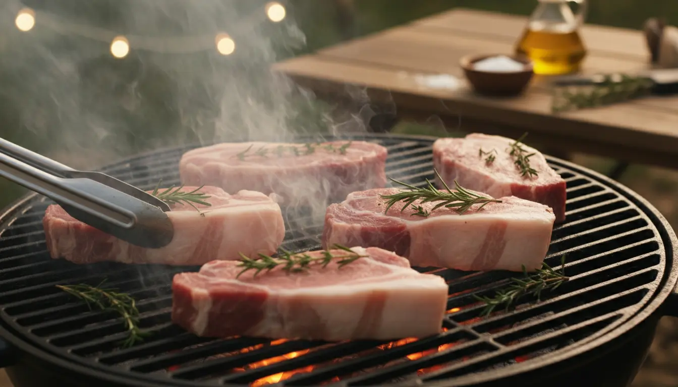 Iberico op de BBQ