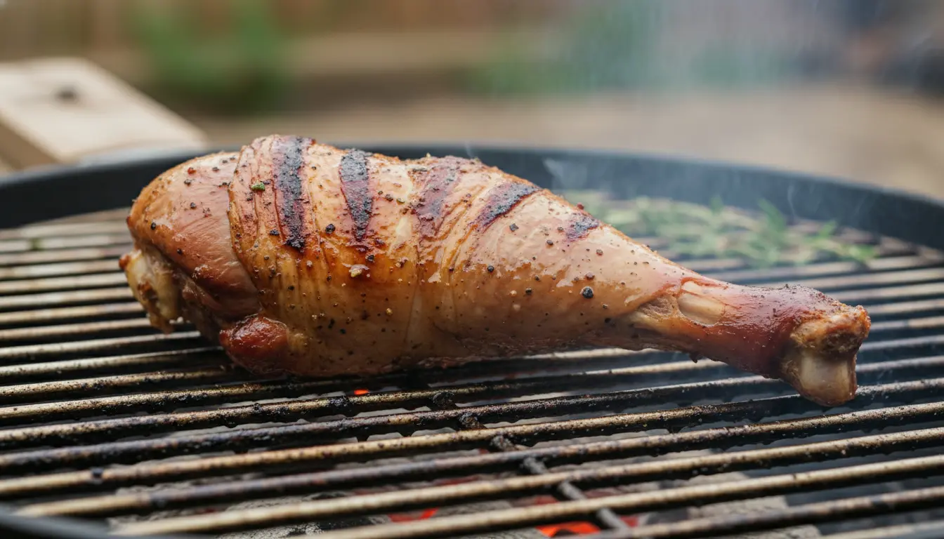 Kalkoenbout op de BBQ