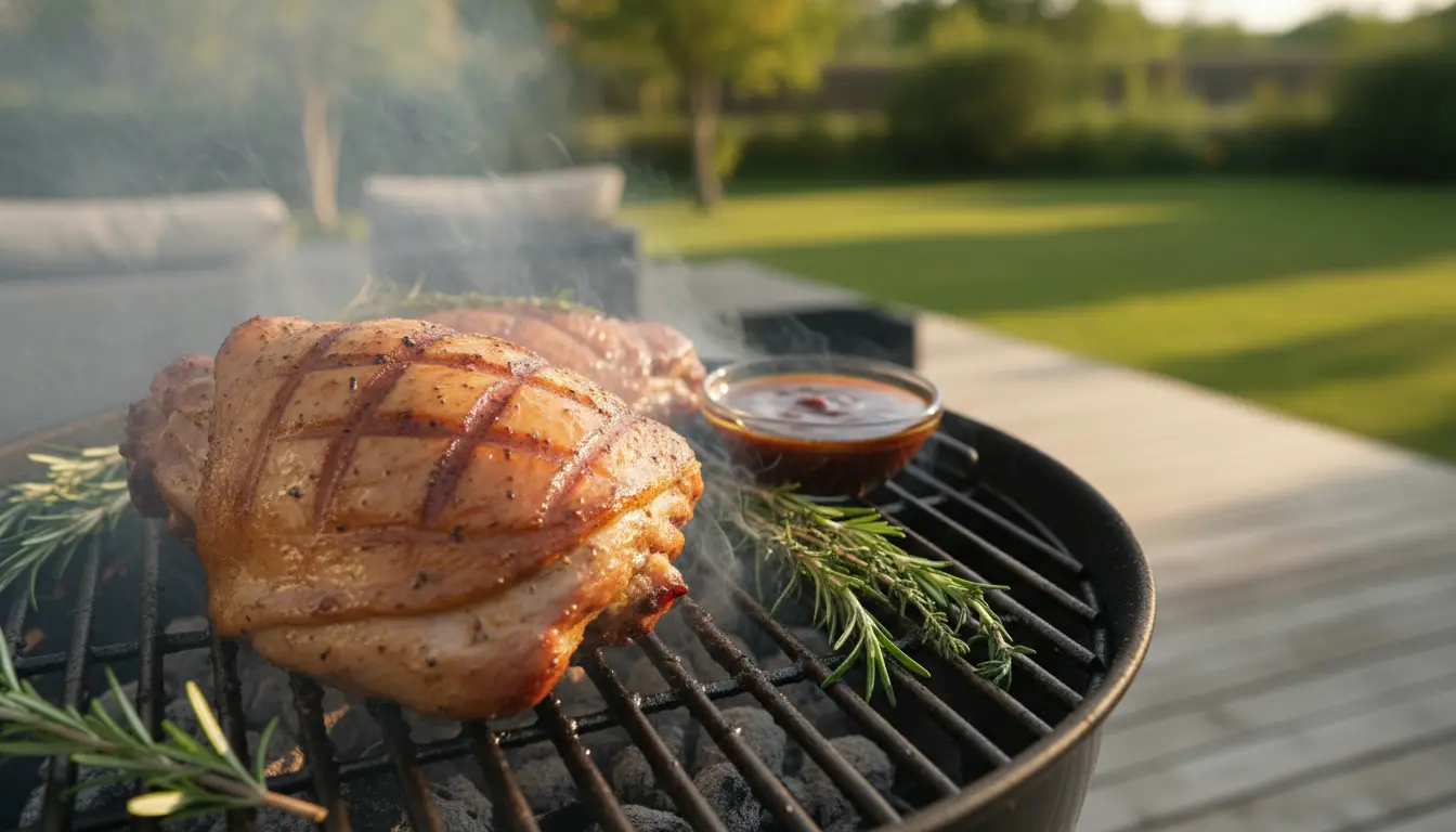 Kalkoendij op de BBQ