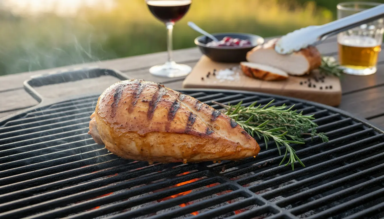 Kalkoenfilet op de BBQ