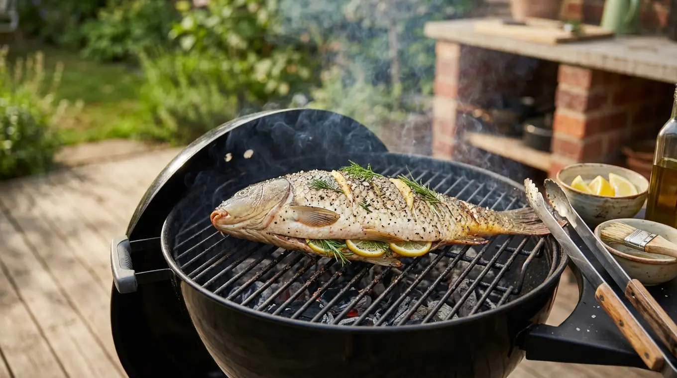 Karper op de BBQ