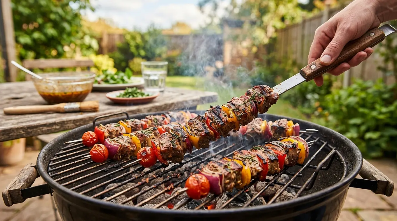 Kebab op de BBQ