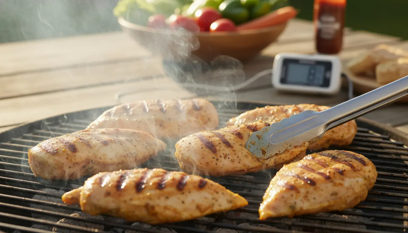 Kipfilet op de BBQ hoe lang