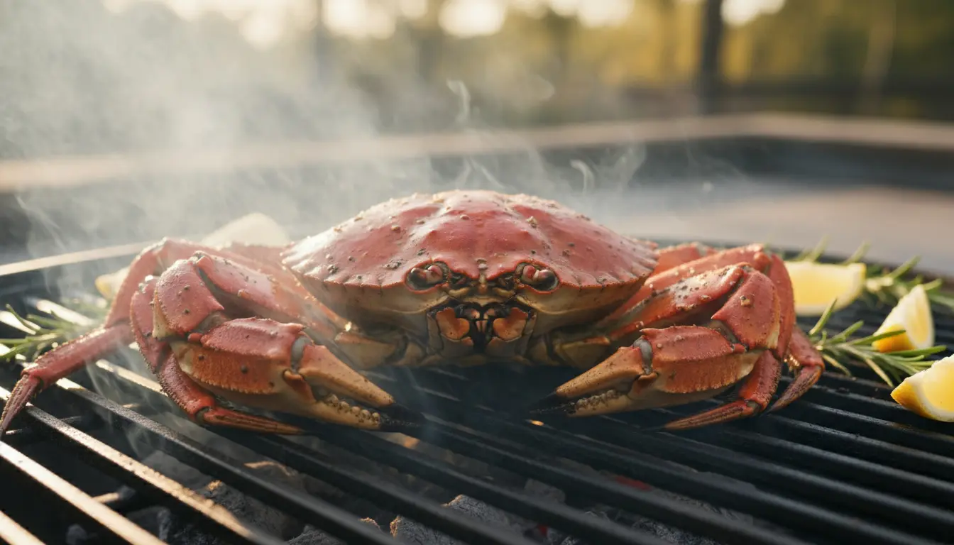 Krab op de BBQ