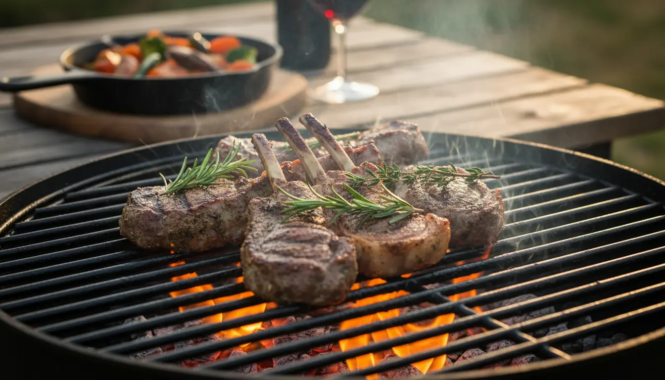 Lamsfilet op de BBQ