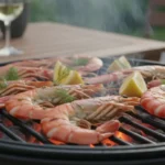Langoustine op de BBQ