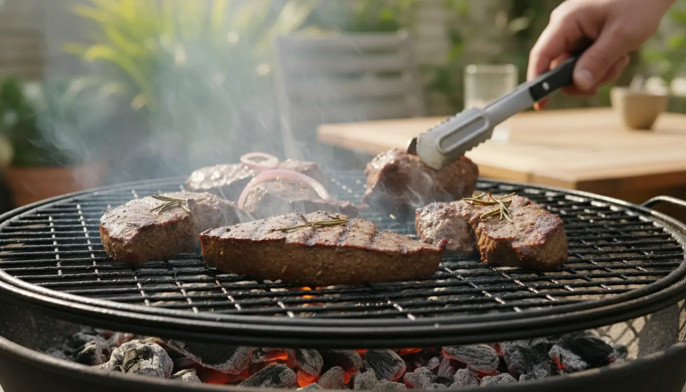 Lever op de BBQ