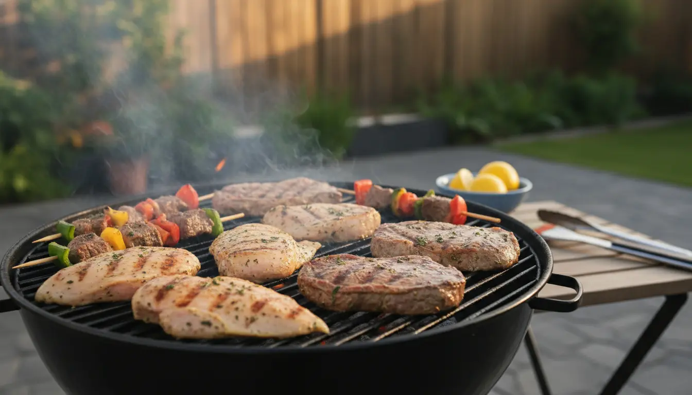 Mager vlees voor op de BBQ