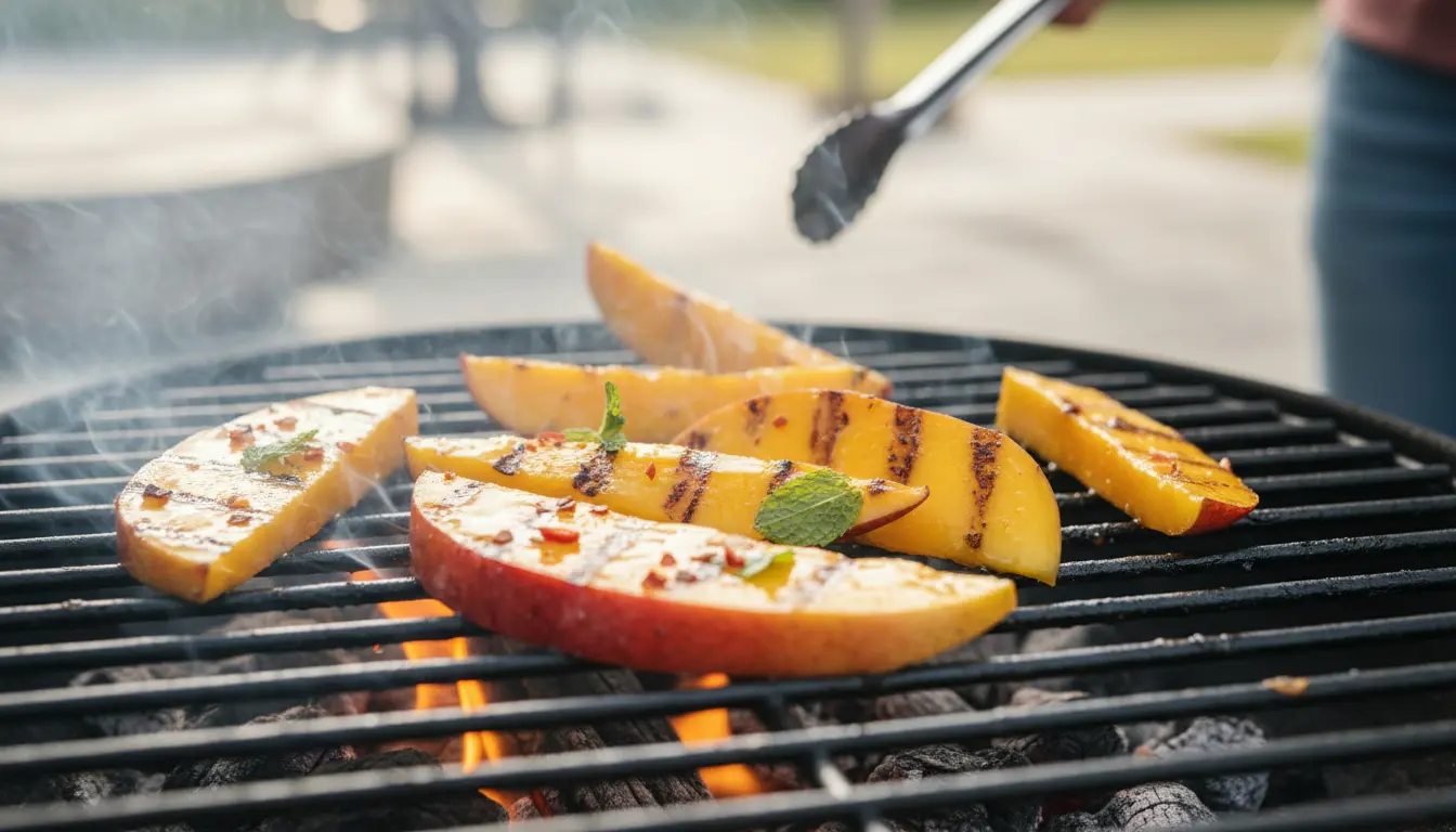 Mango op de BBQ