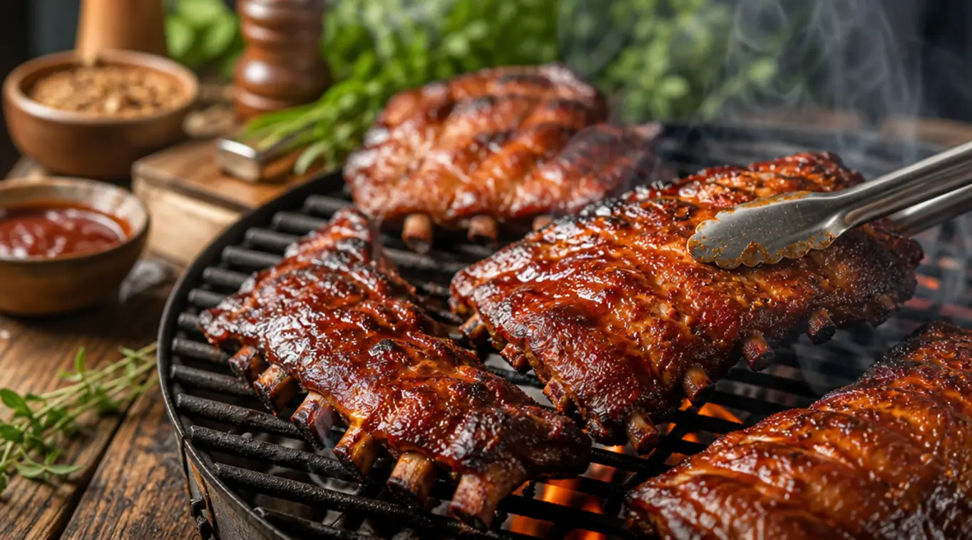 Ribbetjes op de BBQ