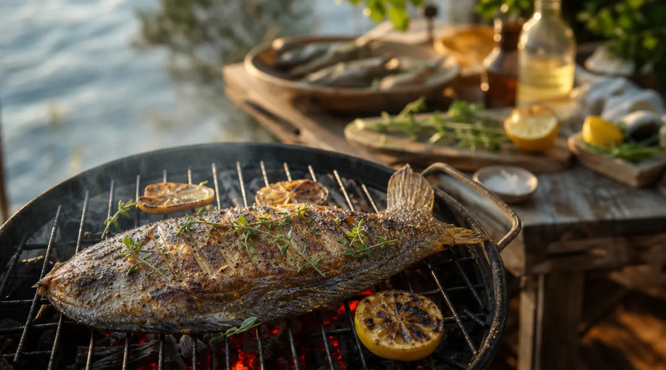 Sliptong op de BBQ